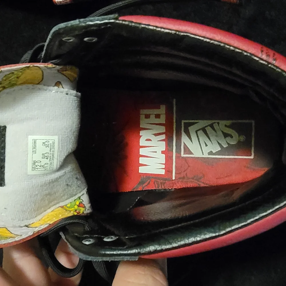 Vans Red High-Top Sneakers - Picture 8 of 9